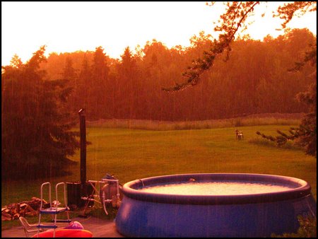 Rainy Sunset pool2